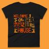 Welcome To Our Haunted House Halloween Horror Scary Spooky House Womens Tee T Shirt Mens Tops Unisex Top