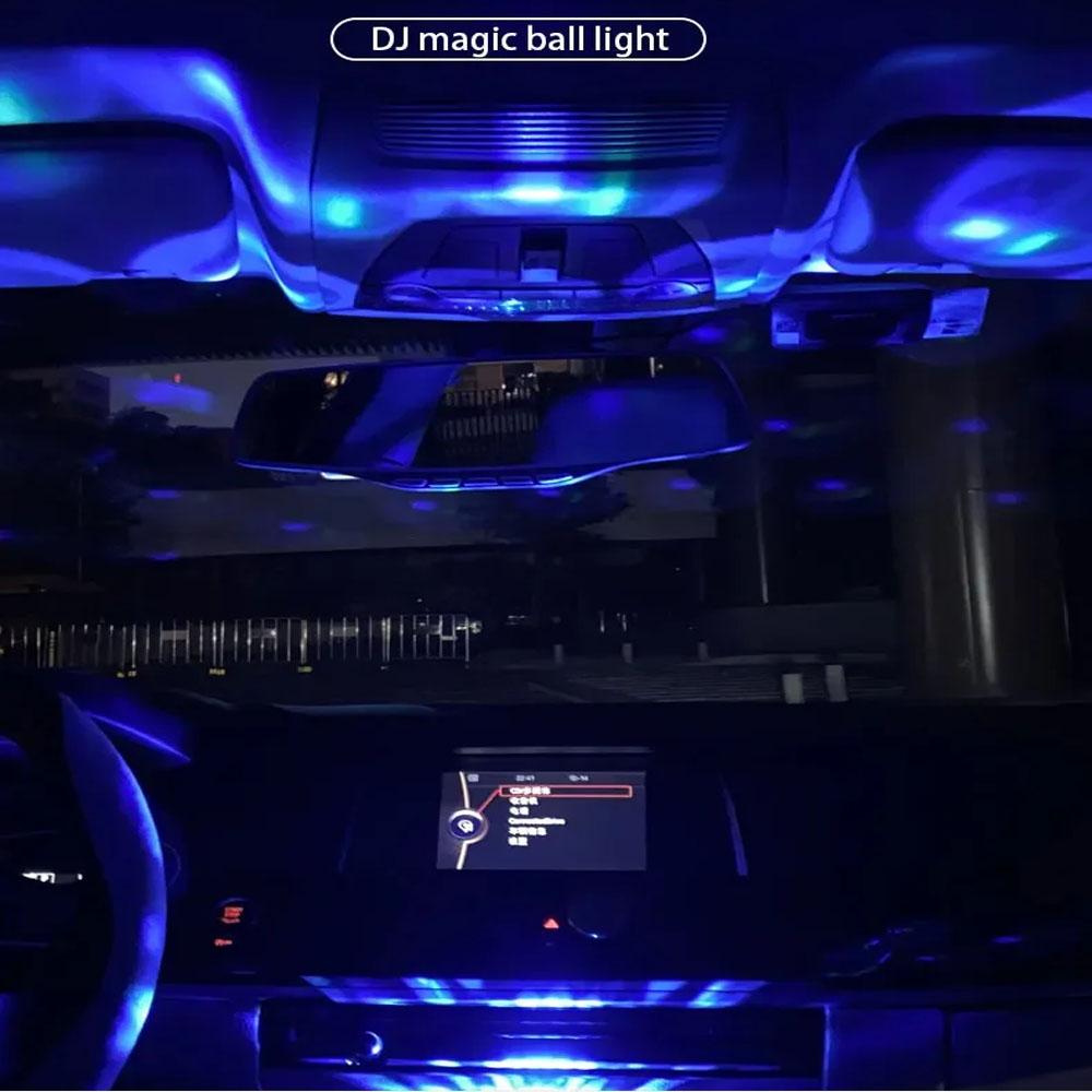 10 Modes with Voice Control 5V USB Colorful Projector Lamp Home Decor Night Light Portable Atmosphere Photography Neon Light