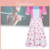 Bo Peep Kleid aus Toy Story, rosa, für Halloween, Cosplay, Rollenspiele