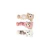 For Girls BB Clip Hairpin Women Hair Side Clips Korean Hair Rope Plush Scrunchies Ponytail Holder