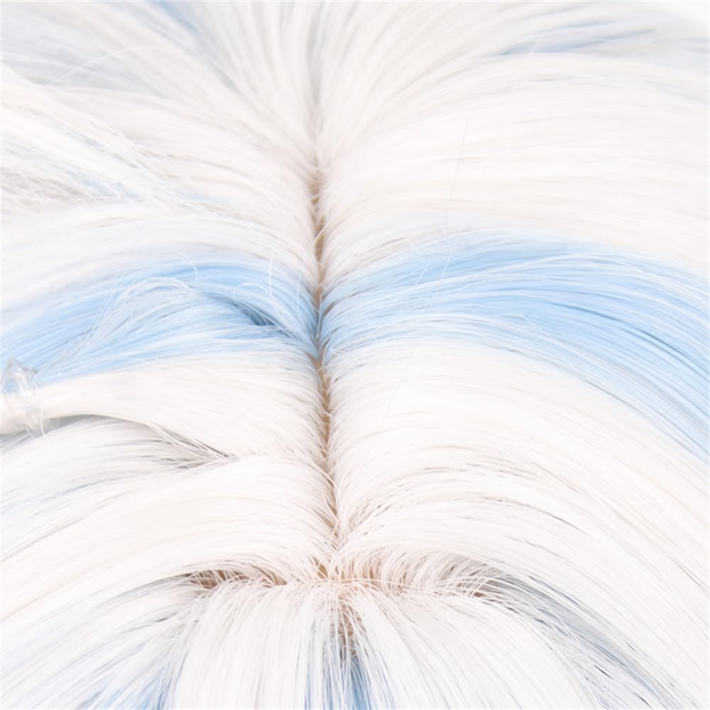 GhostNef Genshin Impact Cosplay Wig, Freena Cosplay Wig, Heat Resistant, with Wig Net, Perfect for Cosplay, Events, Halloween, and Christmas Costumes