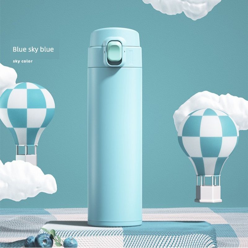 2025 New Model Large-Capacity Thermos Cup for Women, High-End Style for Men, Stainless Steel Water Cup for Students, Men's Cup for Brewing Tea