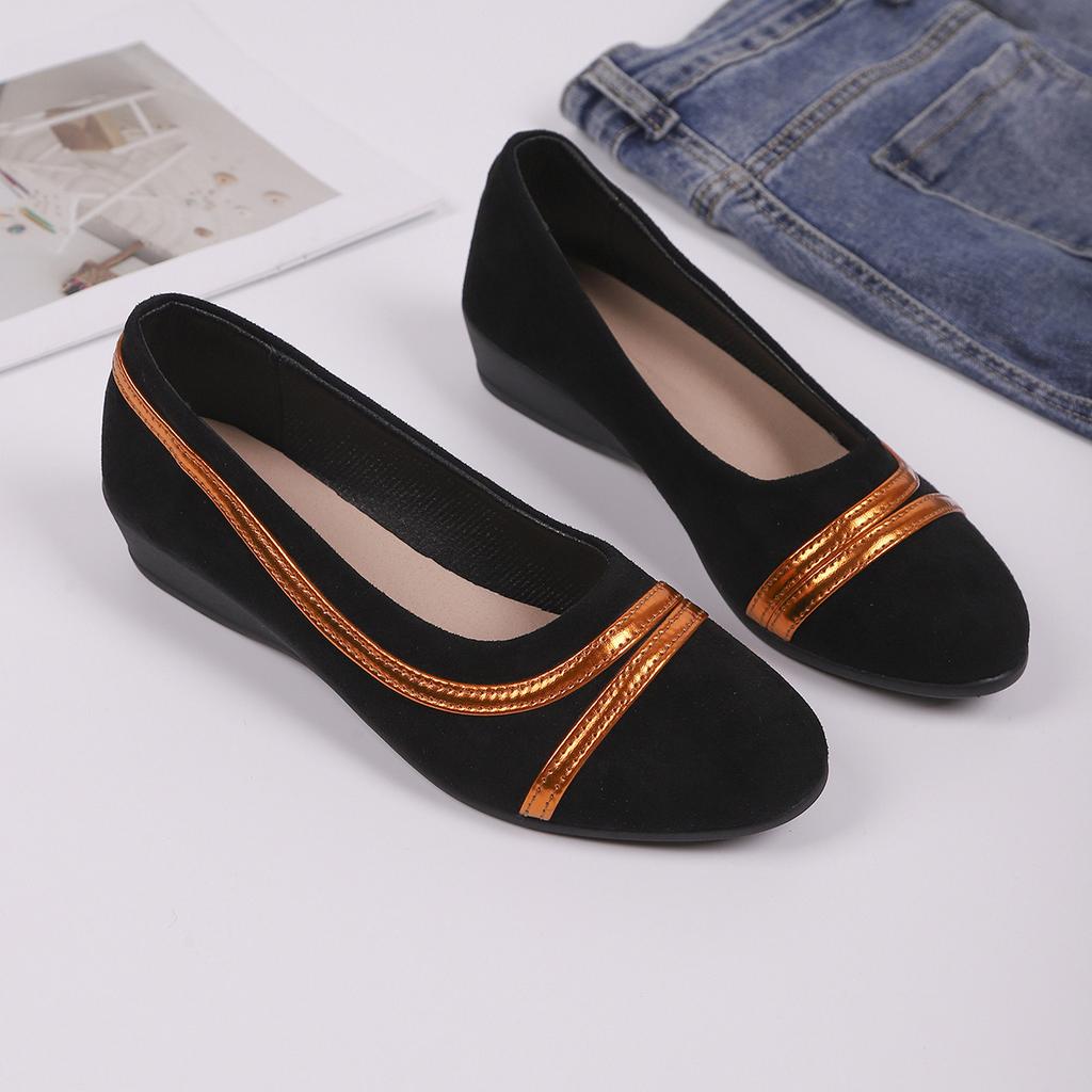 Fashion Fashion Temperament Woman Shoes 2025 Autumn New Item Women's Round Toe Bean Shoes Simple Versatile Women Casual Shoe Zapatos