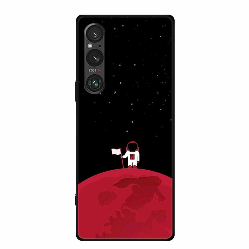 Etui na Sony Xperia 1 VI, luksusowe, miękkie silikonowe etui z TPU na tył telefonu Sony Xperia 1 VI 5G, urocze, odporne na wstrząsy, z motywem kwiatów i kreskówek