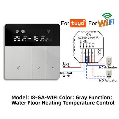 Elegant Finish Boiler Thermostat Electric Floor Heating
