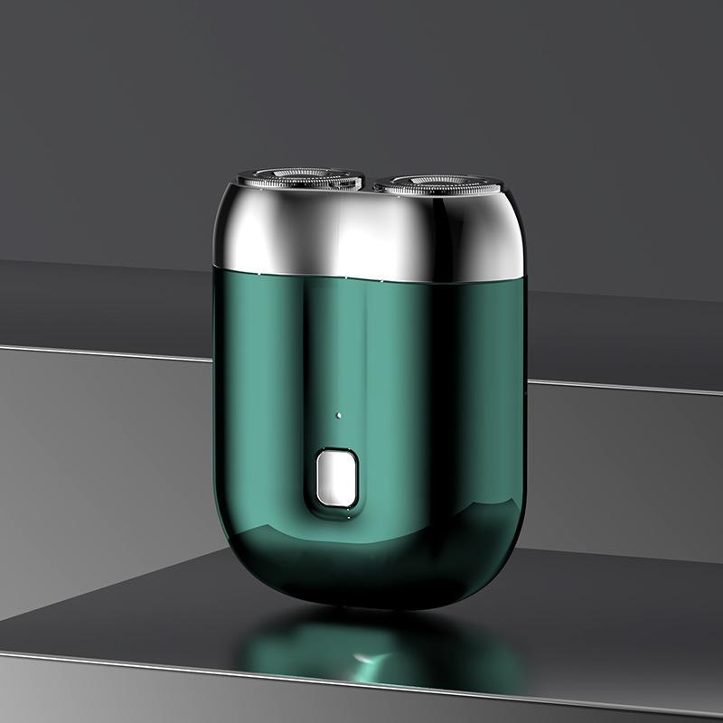 Portable Electric Razor Men's Usb Rechargeable Razor Washable Double Head Mini Shaving Razor Suitbale for Daily&travel Use