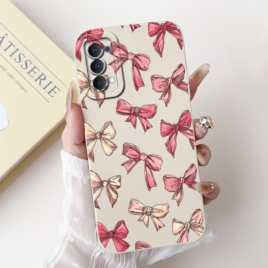 For Oppo Reno4 Pro 5G Case CPH2089 Luxury Candy Painted Cover Soft Silicone Phone Case For Oppo Reno 4 Pro Reno4 4G CPH2113 Bags