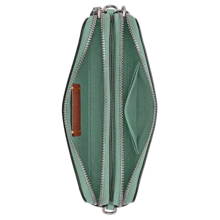 Coach Kira Leather Shoulder Bag, Crossbody Bag Small Women's Green CH819-LHAQM