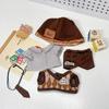 20cm Cotton Winter Doll Outfit - Cute Plush Clothing Set