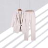 Elegant Women's Two Pieces Set Outfits Casual Long Sleeved Blazer and Pants Suit for Female Streetwear Spring and Autumn 2025