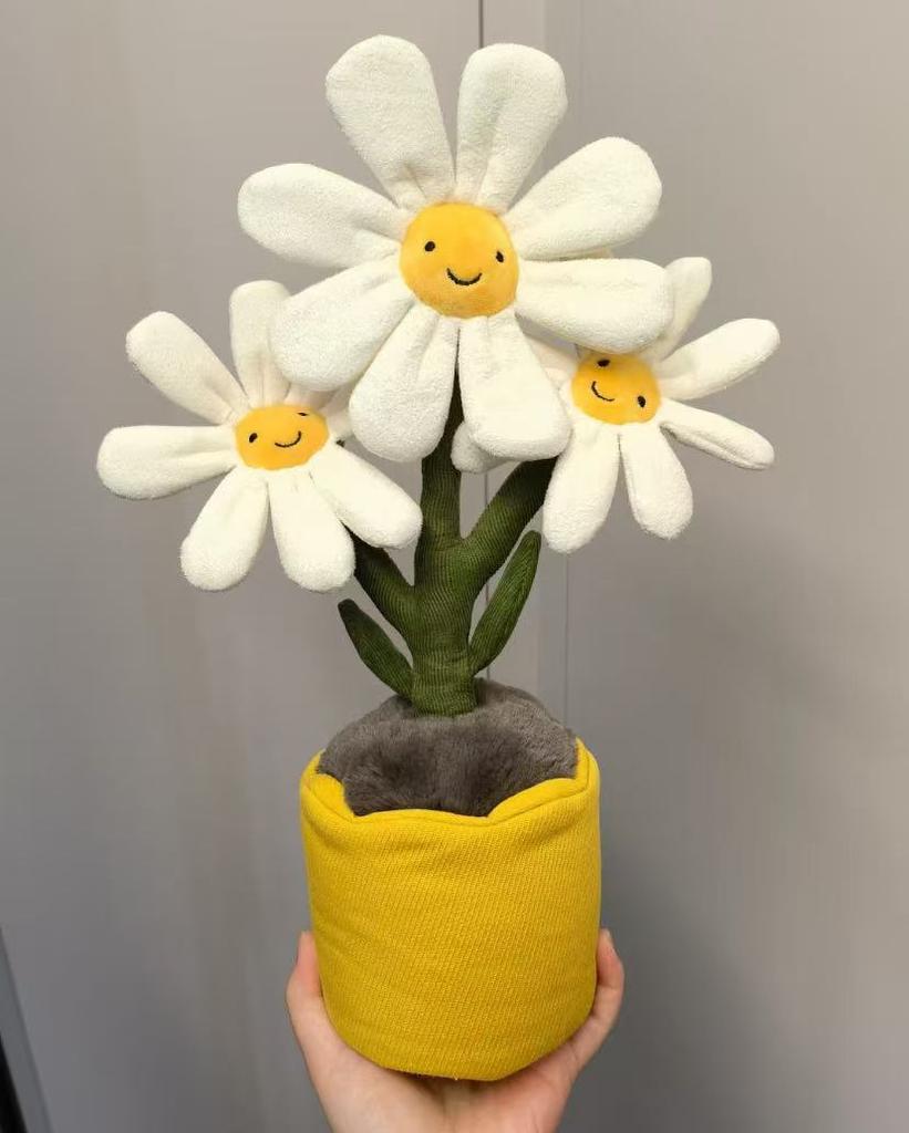 Jc Plüsch Topfpflanze Dekoration Spielzeug Sonnenblume Gänseblümchen Tropfen Stofftier Plüsch Bequeme Puppe Haushaltsdekoration Trendiges Spielzeug Jc Plüsch Geschenk