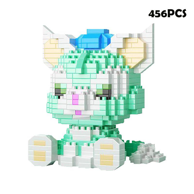 Disney Mickey Minnie Goofy Cartoon Building Blocks For Kids' Intelligence Development