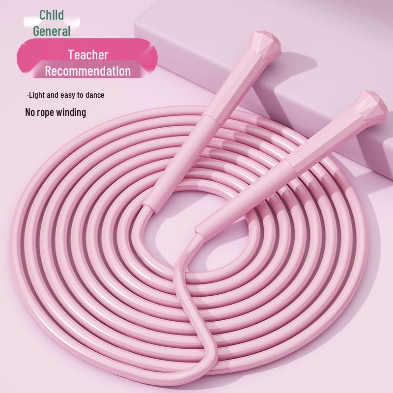 Lightweight Speed Jump Rope for School and Adult Fitness, Training, Exams, Fat Burning, PVC Children's Rope.