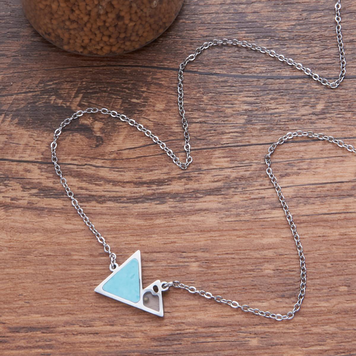 

Simple Faith Turquoise/Bone Hill Mustard Seed Seed Stainless Steel Necklace бирюзовый