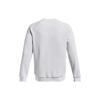 Under Armour Figurbetontes Sweatshirt für Herren mit Logo-Print, Rundhalsausschnitt und langen Ärmeln, Weiß 1379755-100