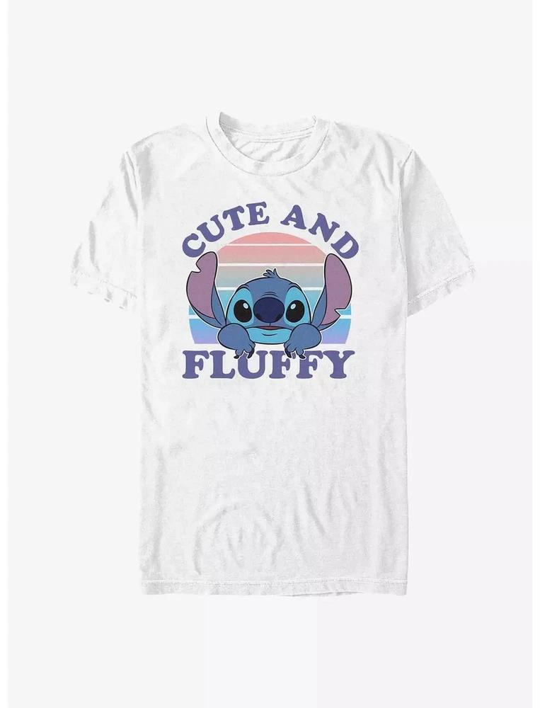 Lilo Stitch Cute And Fluffy T Shirt Size S 4XL Gift For Friends S