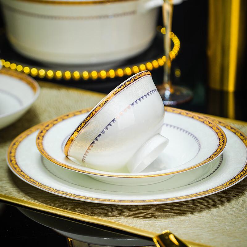 Jingqingfu Jingdezhen Premium Ceramic Dinnerware Set