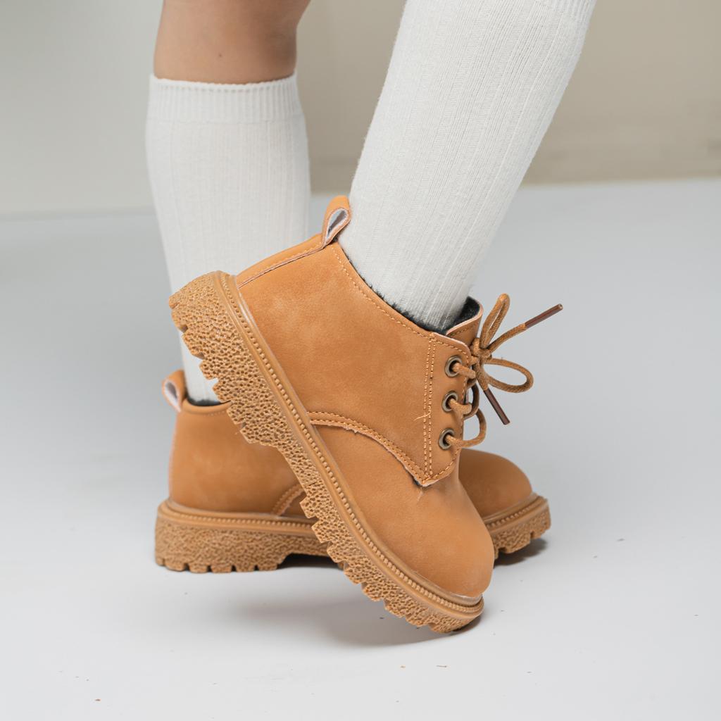Mode retro kurze stiefel herbst und winter neue kinder schuhe jungen kurze stiefel vielseitig Britischen stil leder stiefel
