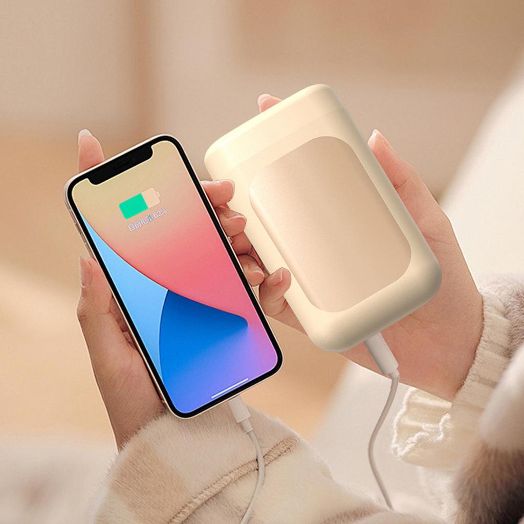 Electric Hand Warmers Rechargeable 6000mAh 3 Level Adjustable Temperature Portable Heated Hand Warmer Warming Device For Working