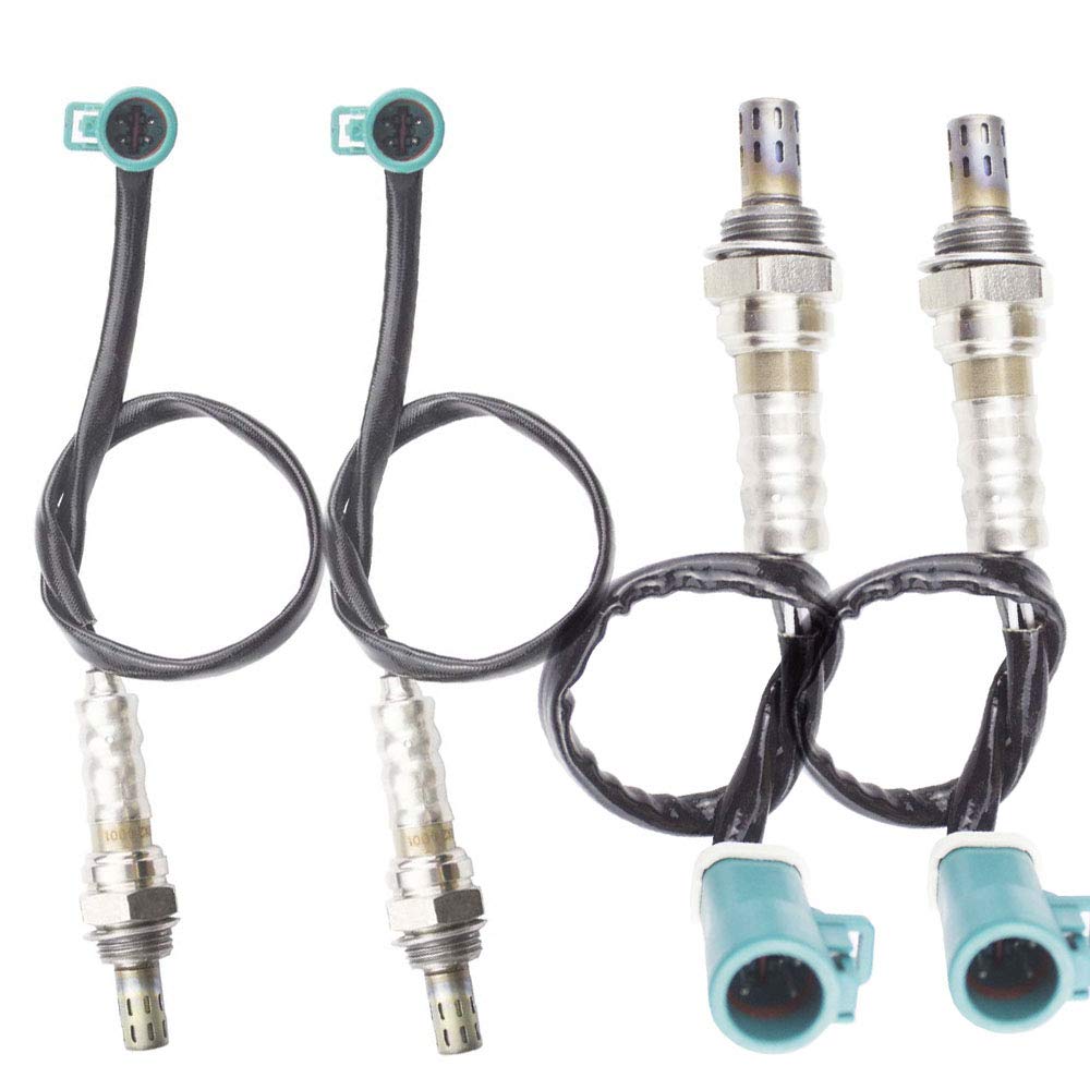 Higherbro 4pcs Oxygen O2 Sensor 1&2 Ford Mustang 1999 2000 2001 2002 2003 2004