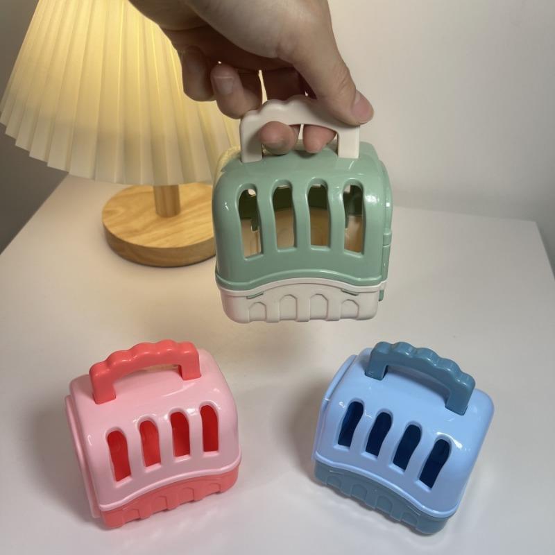 Children's Play House Pet Scene Toy Set for Boys and Girls DIY Puppy and Cat Pet Cage Toy