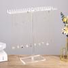 Acrylic Necklace Holder Transparent Jewelry Display Stand Storage Rack  Earrings Pendants
