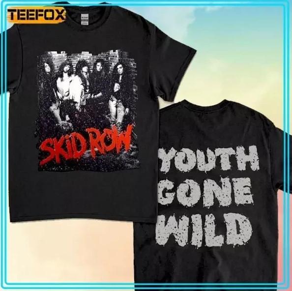 Vintage 1989 Skid Row Youth Gone Wild Tour 1989 T-shirt size S-5XL M