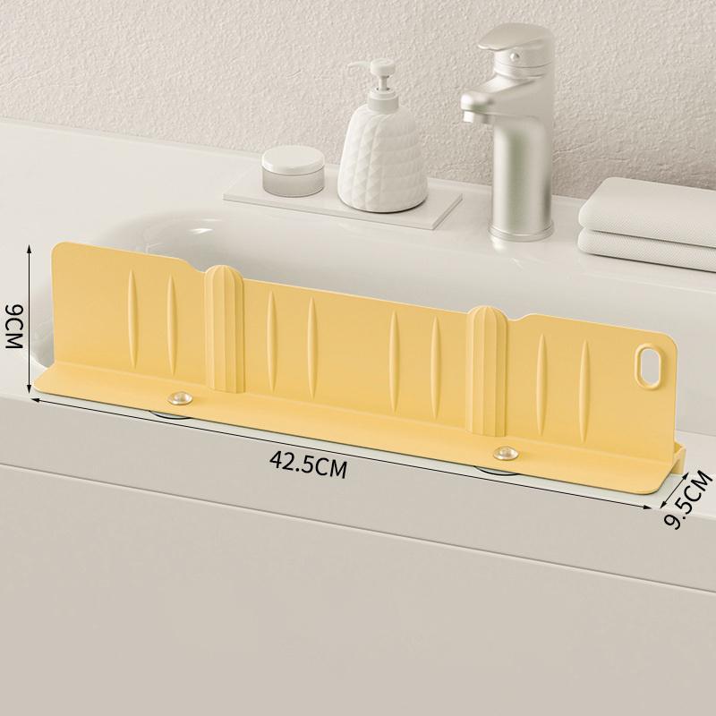 New Silicone Sink Splash Guard With Waterproof And Splash-proof Design, Drain And Storage Tray For Dishwashing And Kitchenware