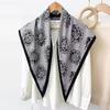 Summer 1116 New Twill Cool Triangle Scarf Women's Fashion Versatile Neck Protection Scarf Thin Sunscreen Outer Scarf