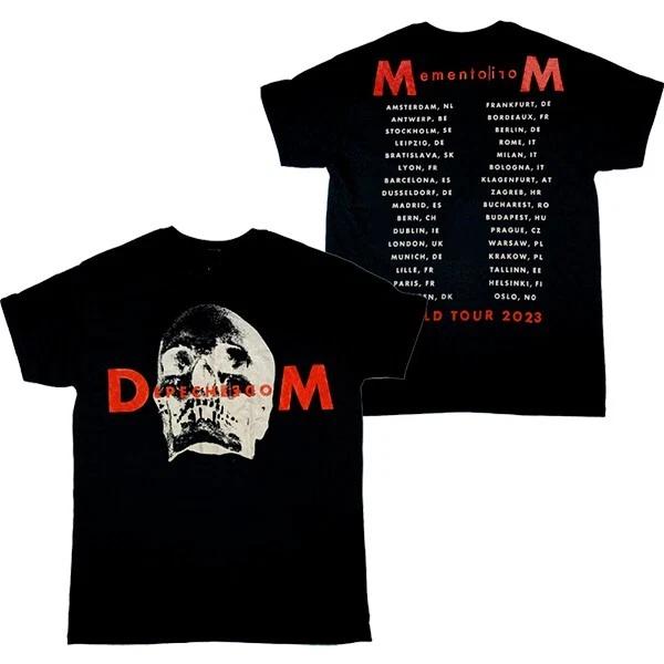 

Depeche Mode Memento Mori World Tour 2023 T-shirt Black Fullsize S-5XL AH1379 4XL