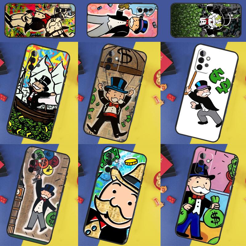 Monopolys Money Dollars For Samsung Galaxy A16 A26 A36 A56 A13 A33 A53 A05 A06 A54 A34 A14 A32 A52 A55 A35 A15 Case