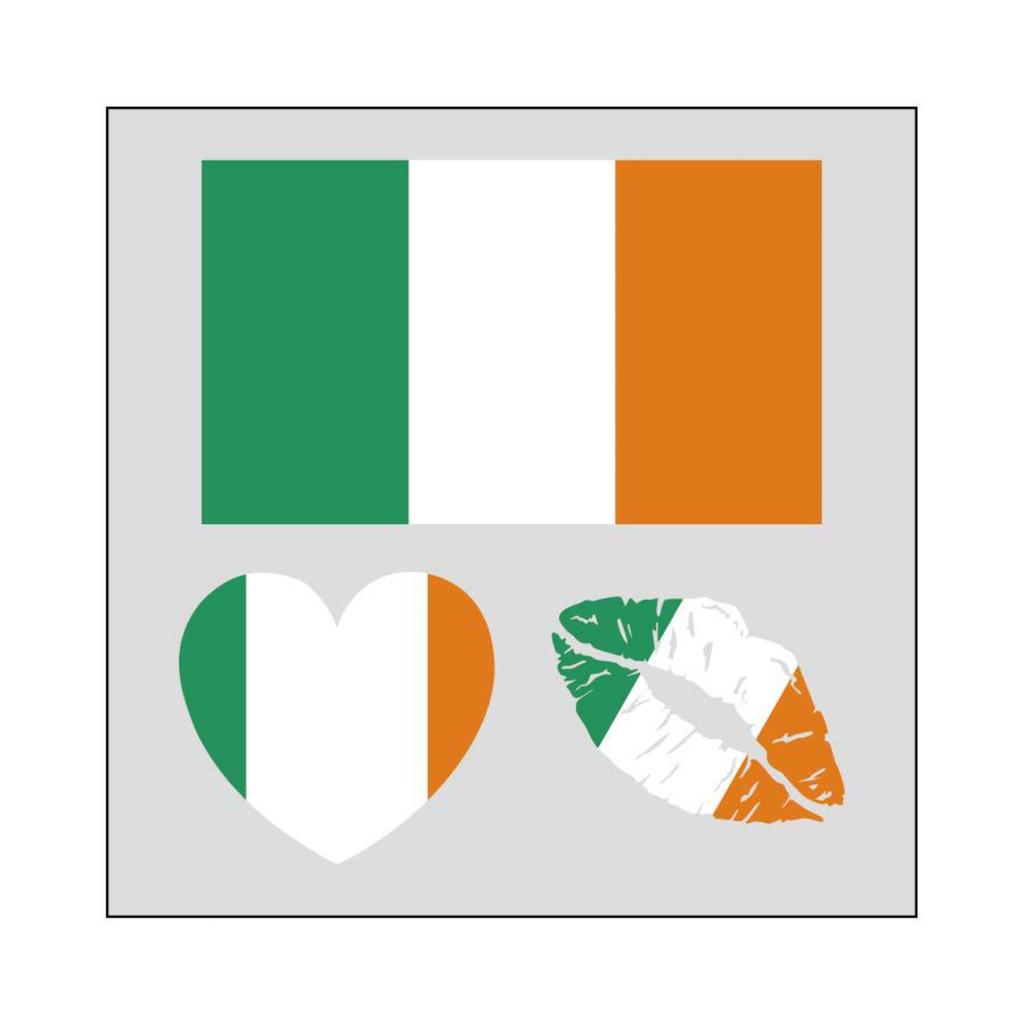 Flag Football Fan Tattoos/Face Stickers, Event Cheering Props, Suitable For Adults And Children.
