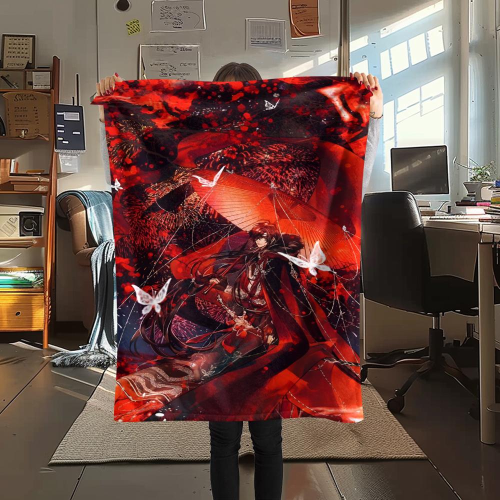 1 Stück Flanelldecke mit Cartoon-Druck, Hohe Qualität, Bequem für alle Jahreszeiten, Heimdekoration, Wärme und Komfort, Perfekt als Weihnachts- oder Geburtstagsgeschenk