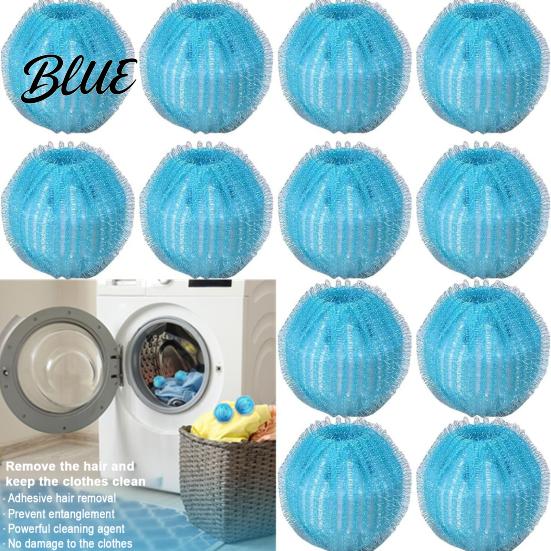 Rimuovi Peli di Gatto Pallina per Lavaggio 12 Pezzi Macchina Anti-Peli Pallina Raccogli Peli Nylon Anti Riutilizzabile per Vestiti Biancheria da Letto e Biancheria Intima Pelucchi