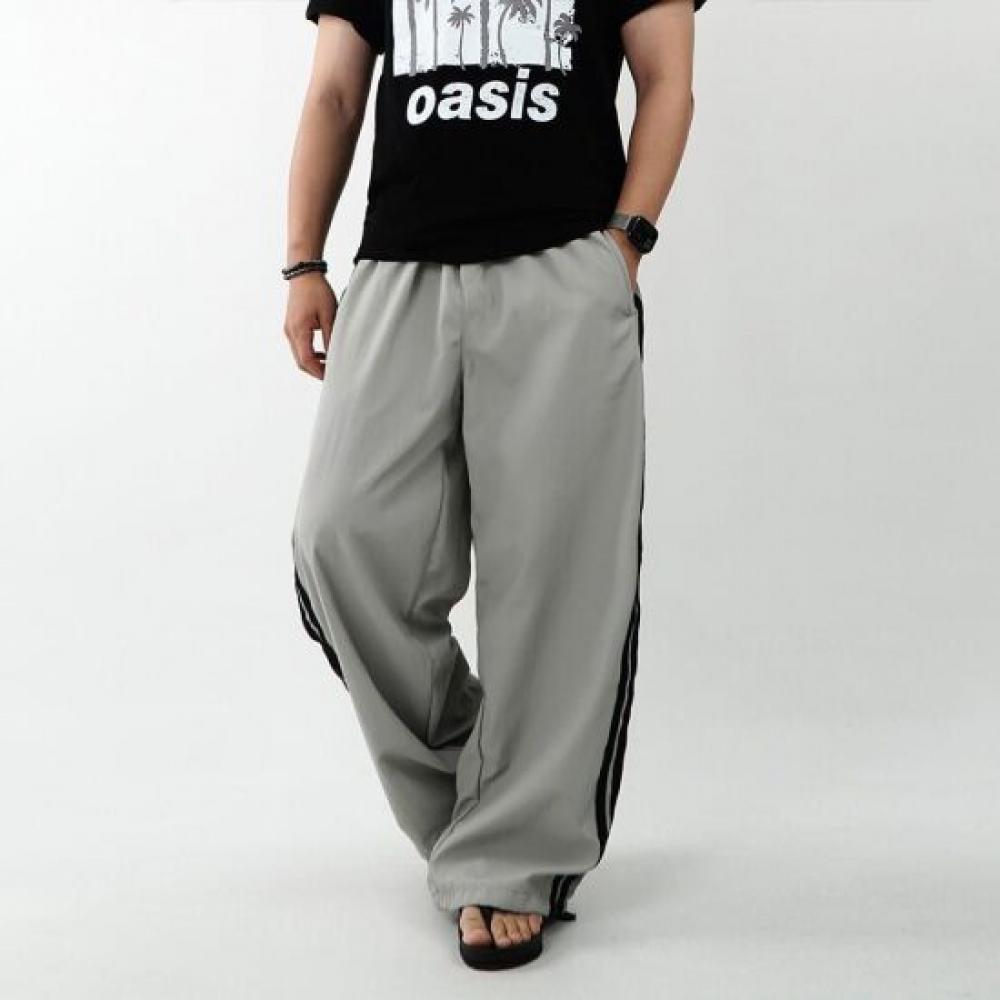 Onl Men S Track Nylon Wide pantS Nk Tr001