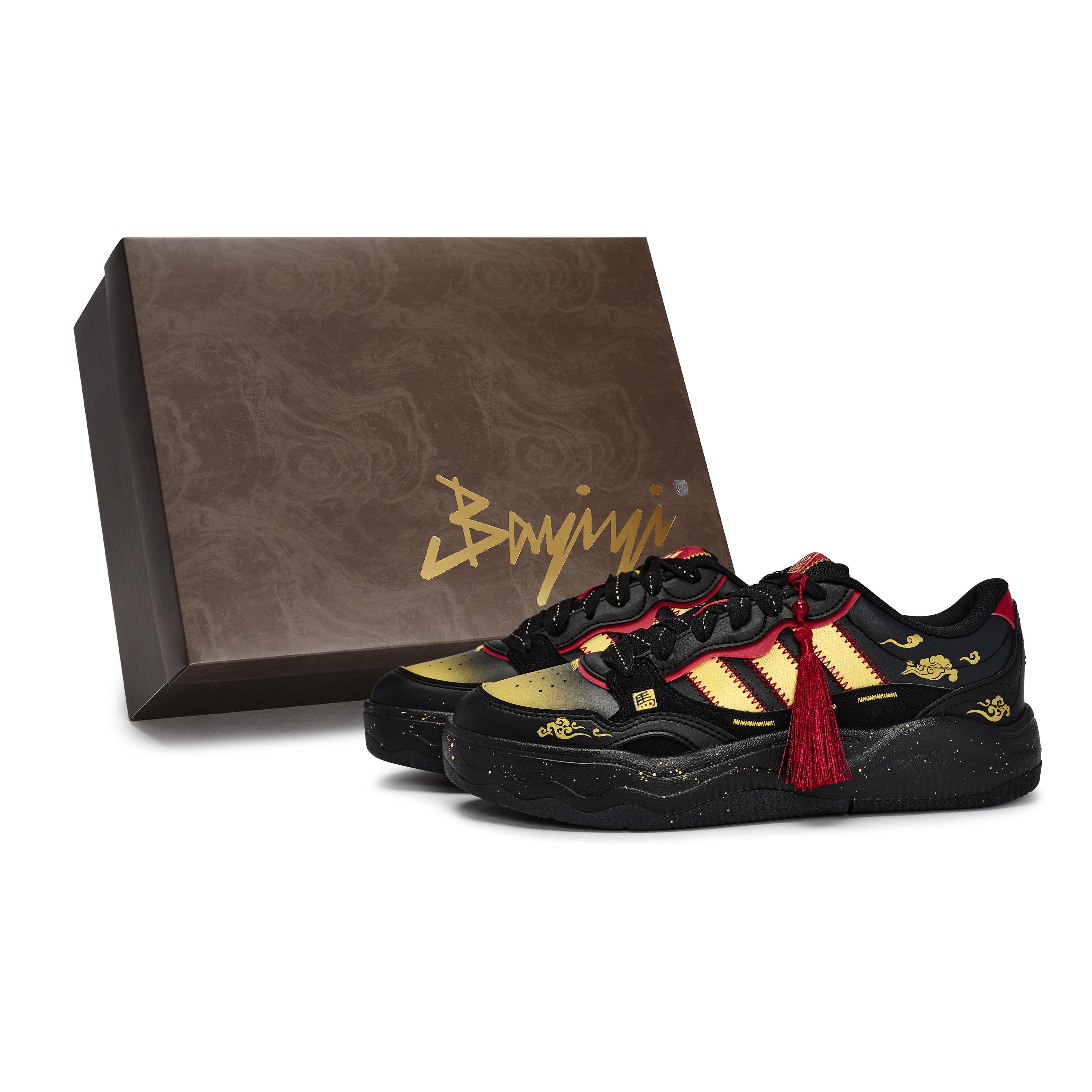 Adidas LITE SHUFFLE Скейтбордические кроссовки Унисекс Низкие Черный/Красный/Золотой KI1858(Team80-S-BOX) 36