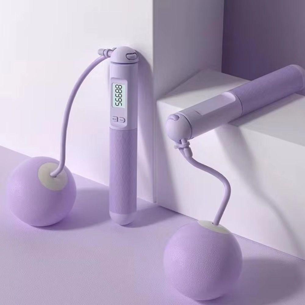 3M Length Counting Jump Rope Ball Anti-Skid Fitness Jump Rope Jump Rope with Counter  Adult Fitness