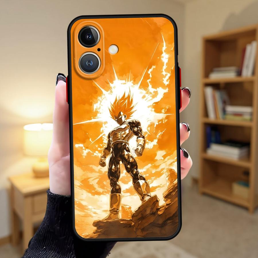 

Чехол для телефона Dragon Ball Goku Anime Back для iPhone 16e 14 17 16 Pro Max 12 13 Mini 17 Air 15 Plus 11 XS iPhone 6s