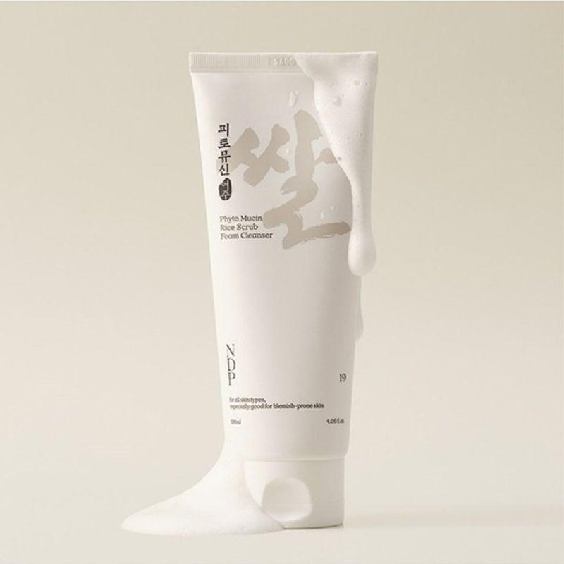 Phytomucin Rice Scrub Cleansing Foam