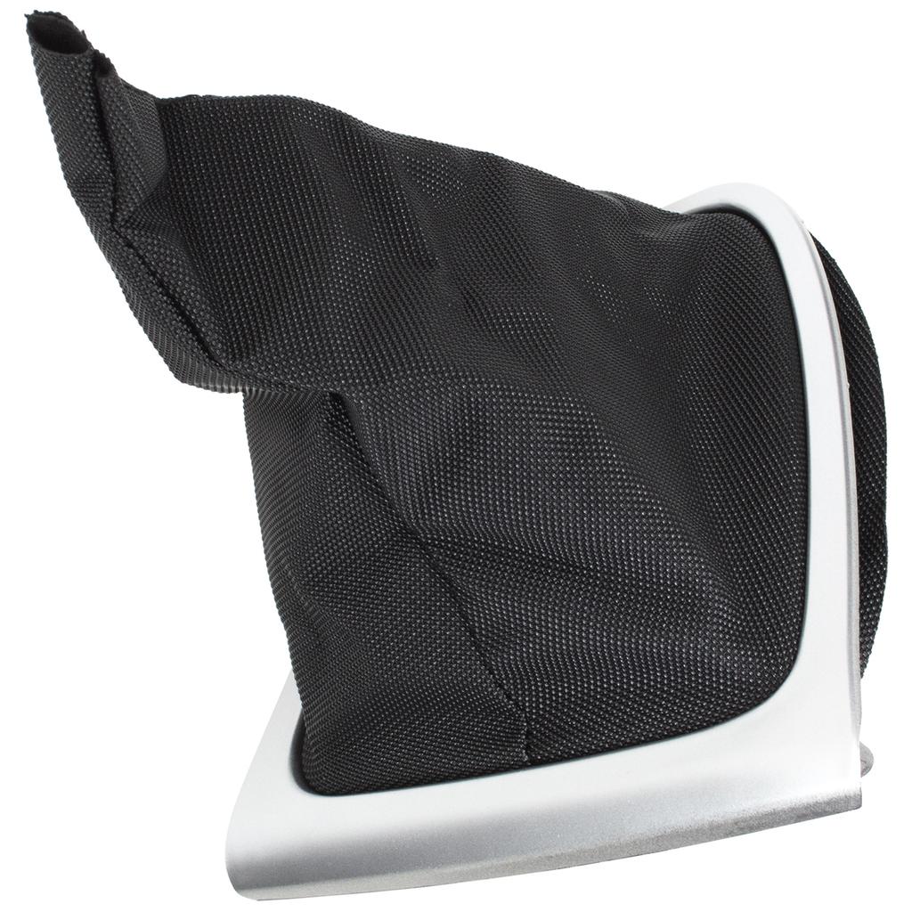Renault Clio IV 12-20 Gear Shift Boot BLACK + SILVER Frame