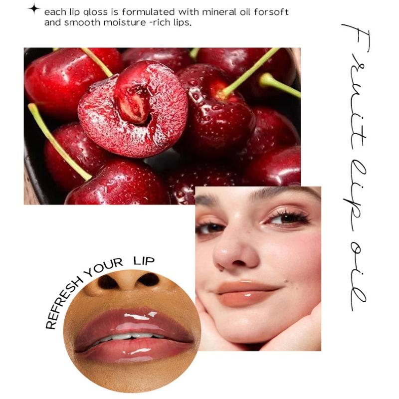 Dimshow Mirror Pearl Lip Gloss Long-Lasting Moisturizing Shine Glitter Lip Glaze Waterproof Glass Liquid Lipstick Women Makeup