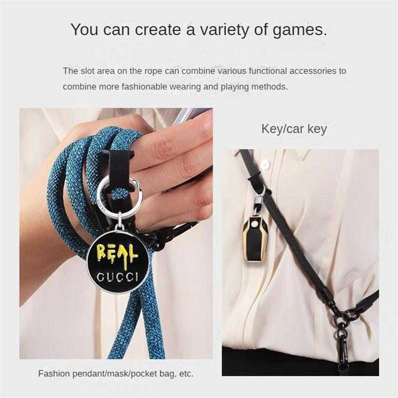 Universal Lanyard Mobile Phone Lanyard Crossbody Hanging Shoulder Strap Detachable Neck Cord Anti-Lost Lanyard Phone Accessories