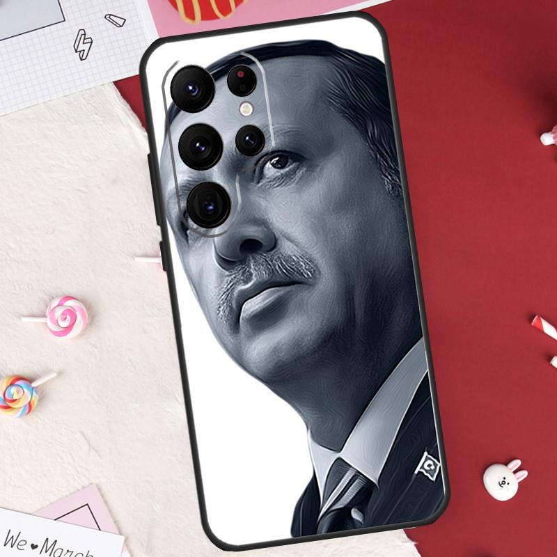 Turkey Recep Tayyip Erdogan Case For Samsung Galaxy S26 Ultra S20 S21 S22 S23 S24 S25 Ultra S10 Plus S25 FE Cover Shell