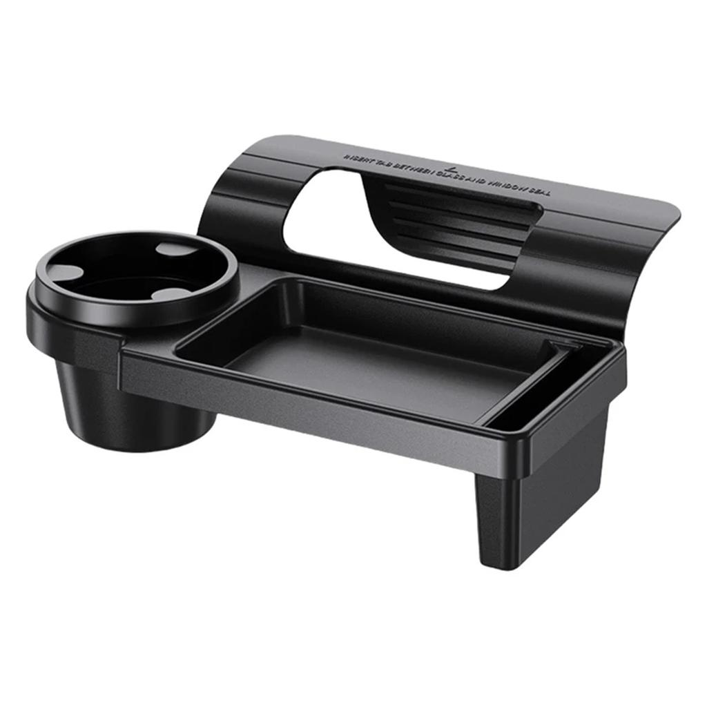 Caixa organizadora multifuncional para carro com porta-copos e bebidas, suporte para pendurar, porta lateral, janela, bolso para armazenamento, peças internas do carro