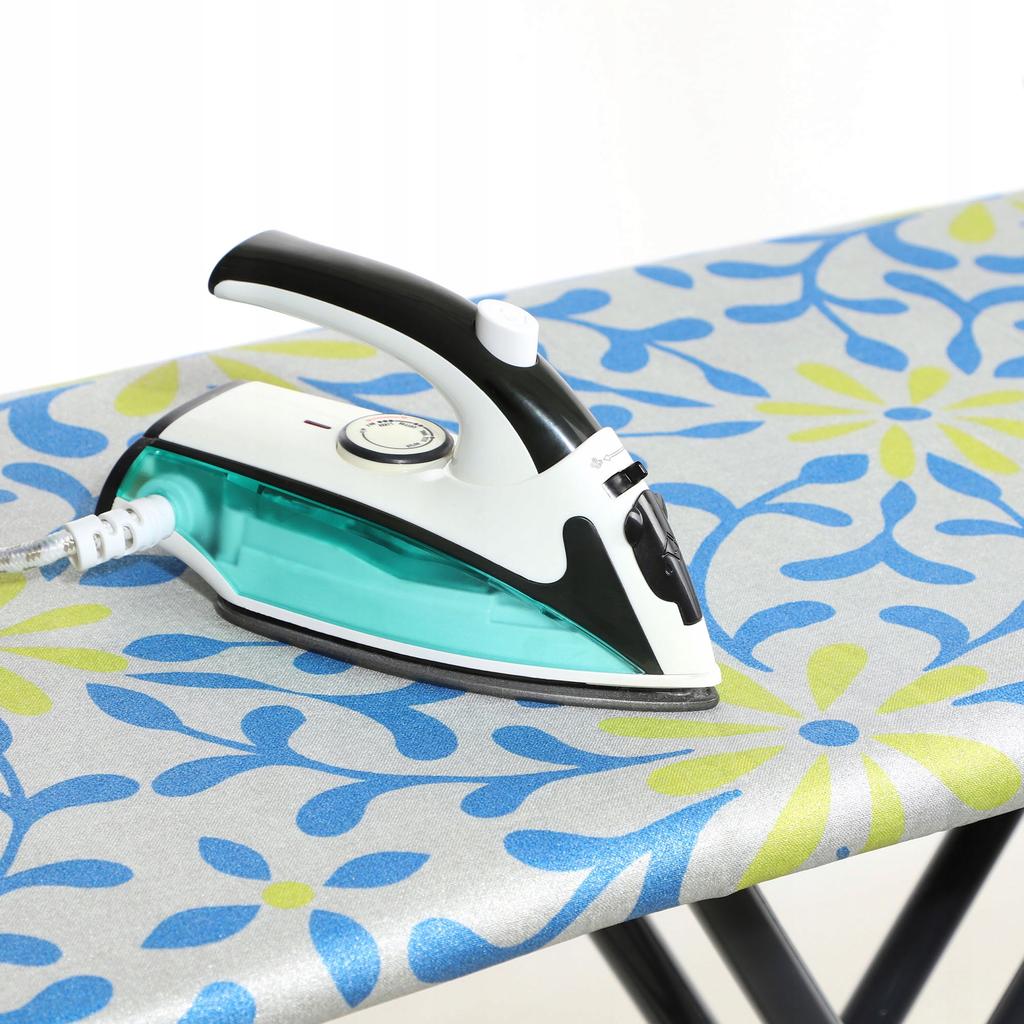 KADAX Husă Elastică pentru Masă de Călcat 140x55cm Flori Galbene