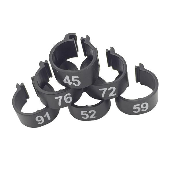 Inner Diameter 10mm Pigeon Leg Ring Poultry Pigeon Bird Parrot Clip Ring with Foot Ring Pigeon Supplies Bird Utensils 100Pcs/Set