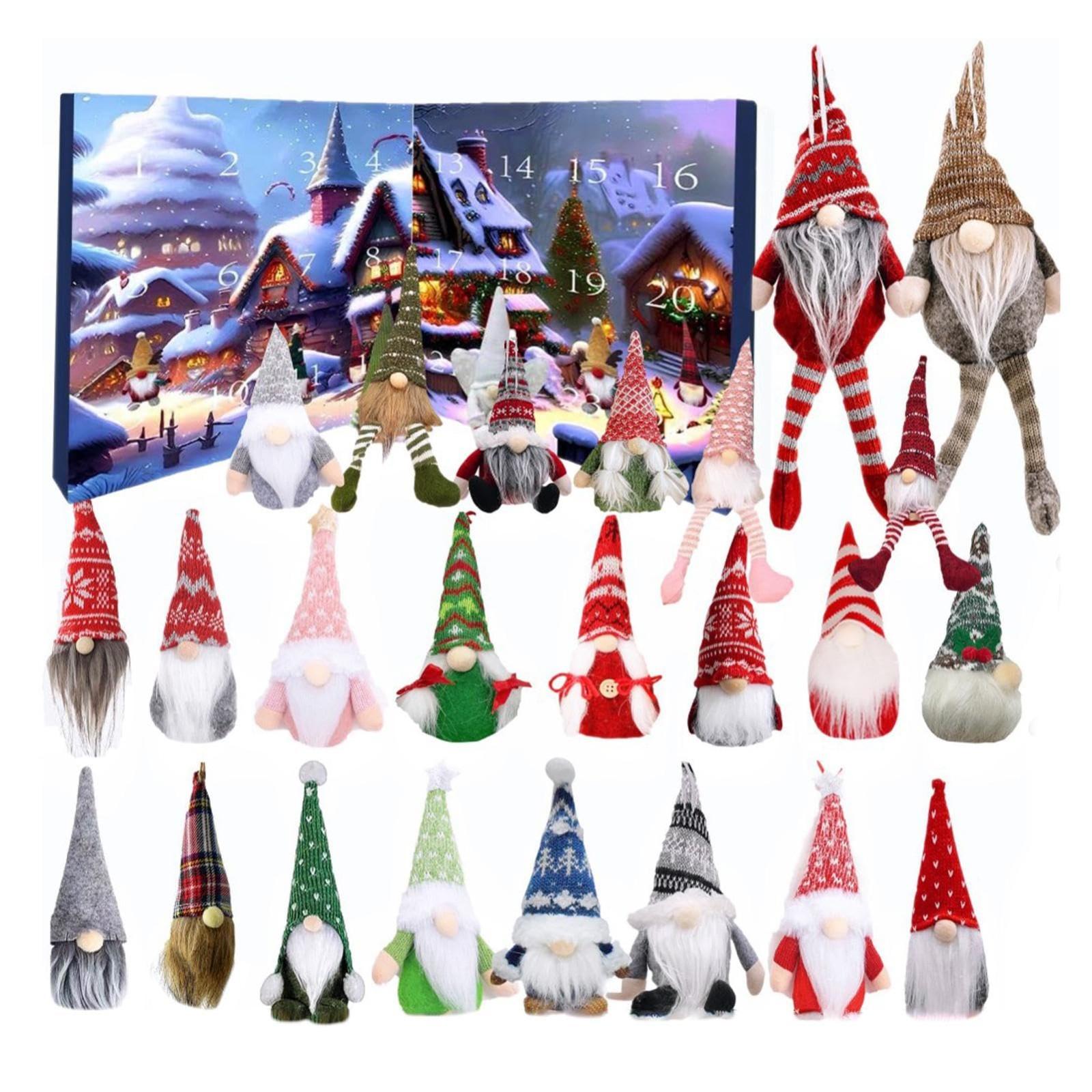 

Christmas Gnome Advent Calendar 2024 Festive Countdown for Kids and Adults 24 Unique Gnomes for Holiday Fun