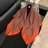 91Cm square scarf silk scarf women's new literary and fashion scarf accessories autumn and winter retro versatile shawl