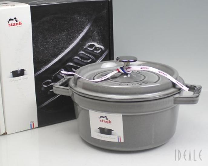 

Staub Cocotte Круглый горшок 20 см графитово-серый 18 (Рондо) Двуручный [Предмет] серый