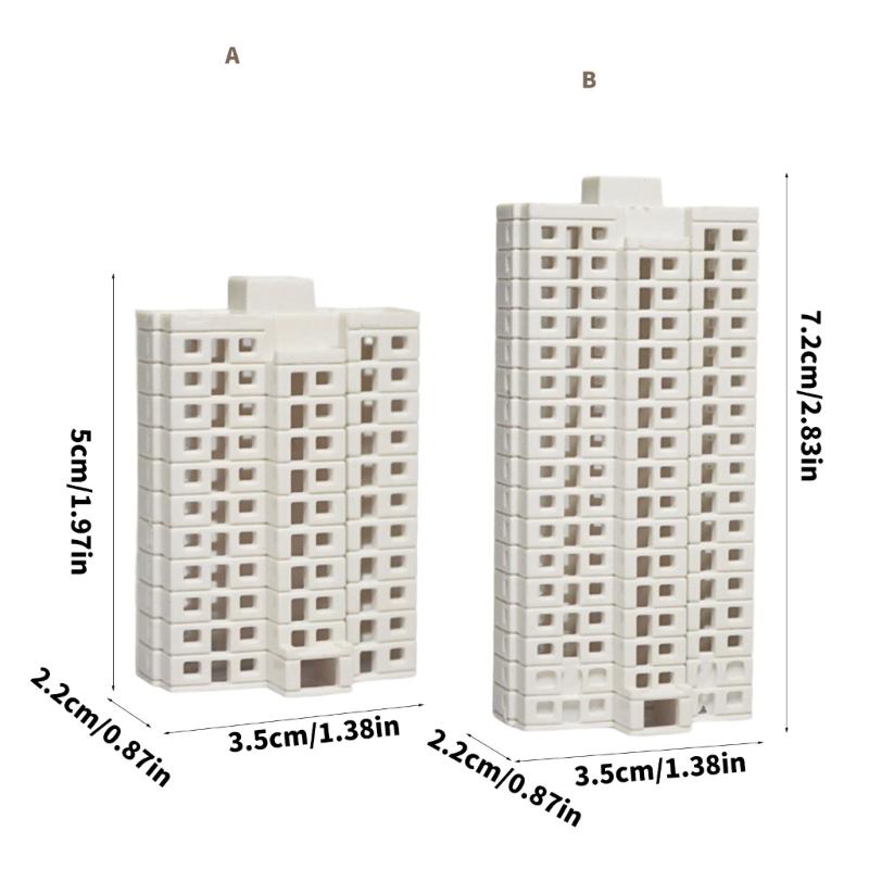 N Scale 1:500 Mansion House Assembled Model Miniature Architectural Building Model Outland Realism Scene DIY Painting